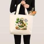 Happy St. Patrick’s Day Fish Tote Bag Jumbo Stoffbeutel<br><div class="desc">Happy St. Patrick’s Day Fish Tote Bag

Carry your essentials in style with this lucky Happy St. Patrick’s Day Fish tote bag. Perfect for shopping,  school,  or festive outings and best for adding fun for an Irish-inspired luck to your everyday items.</div>