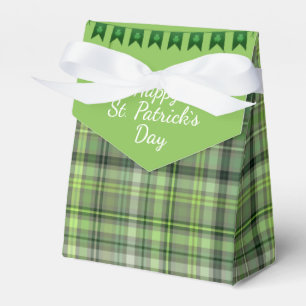 Happy St Patrick`s Day Irish Green Pattern Geschenkschachtel