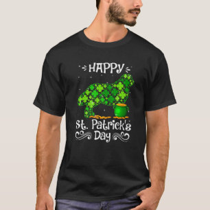 Happy St Patrick S Day Neufundland Hund Kleeblatt T-Shirt
