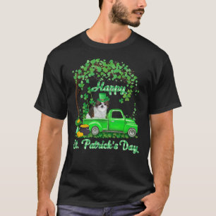 Happy St Patrick S Day Shih Tzu Green Truck Shamr T-Shirt