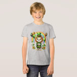 Happy St. Patrick’s Kid’s T-shirt with Back Print Tri-Blend Shirt<br><div class="desc">Happy St. Patrick’s Boy’s with Back Print Tri-Blend T-shirt
A comfortable St. Patrick’s Day shirt with festive and lucky-themed graphics-perfect for parties and Casual wear.</div>