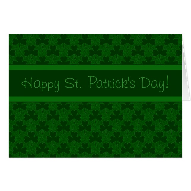Happy St. Patrick's Day (Vorderseite (Horizontal))
