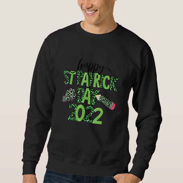 Happy St Patrick's Day 2022 Green Leopard 1 Sweatshirt (Vorderseite)