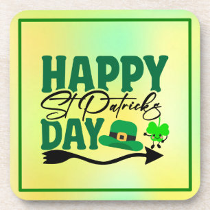 Happy St. Patrick's Day-66592 Getränkeuntersetzer