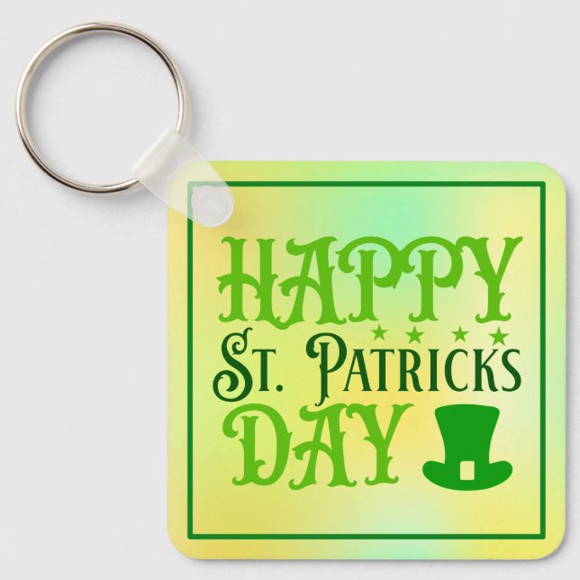Happy St. Patrick's Day-88489 Schlüsselanhänger (Vorderseite)