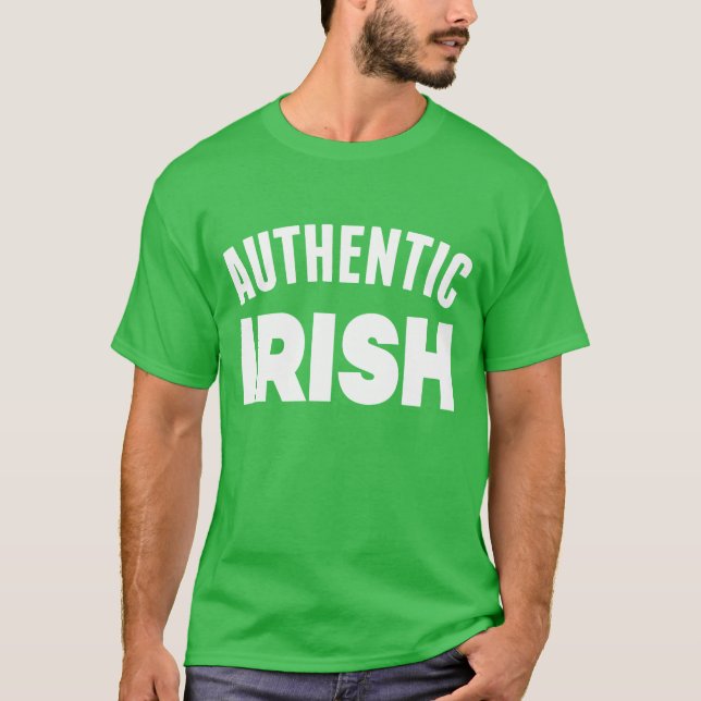 Happy St. Patrick's Day | Authentisches Irisch T-Shirt (Vorderseite)