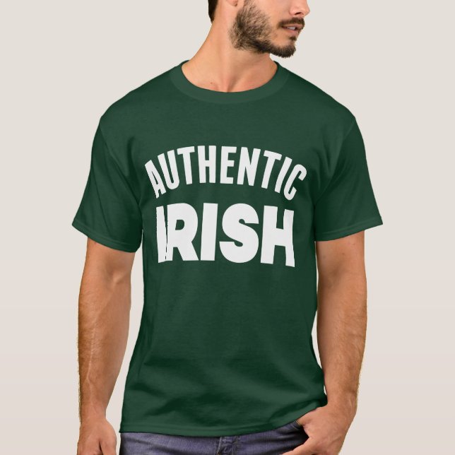 Happy St. Patrick's Day | Authentisches Irisch T-Shirt (Vorderseite)