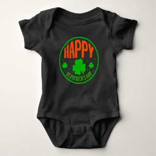 Happy St Patrick's Day Baby Strampler