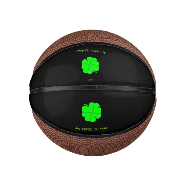 Happy St. Patrick's Day Basketball (Vorderseite)