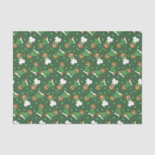 Happy St Patricks Day Beagle Hunde Seidenpapier