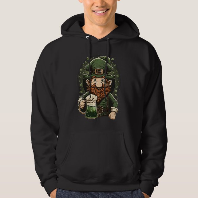Happy St Patricks Day Beer Hoodie (Vorderseite)