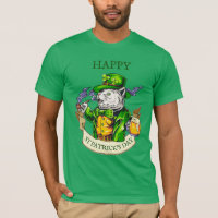 Happy St. Patrick's Day Beer Irish Cat Funny