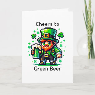 Happy St Patrick's Day   Beifall für Grünes Bier Karte