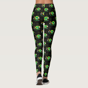 Happy St. Patrick's Day Black Legging Leggings