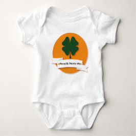 Happy St. Patricks Day Bodysuit Baby Strampler