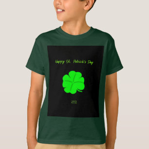 Happy St. Patrick's Day Boys Deep Forest T Shirt