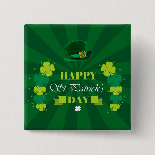 Happy St. Patrick's Day Button