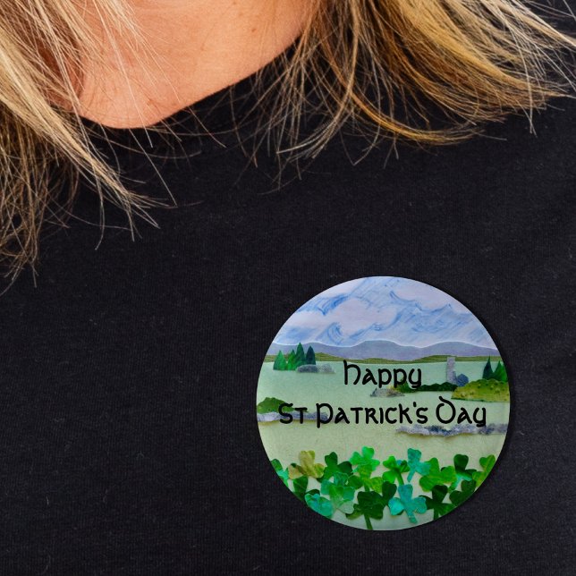 Happy St Patrick's Day Button (Von Creator hochgeladen)