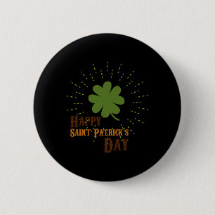 Happy St Patricks Day Button