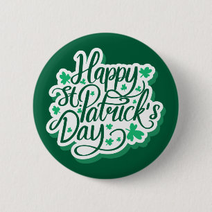 Happy St. Patrick's Day Button