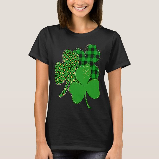 Happy St Patrick's Day  C Lucky Shamrock Irish T-Shirt (Vorderseite)