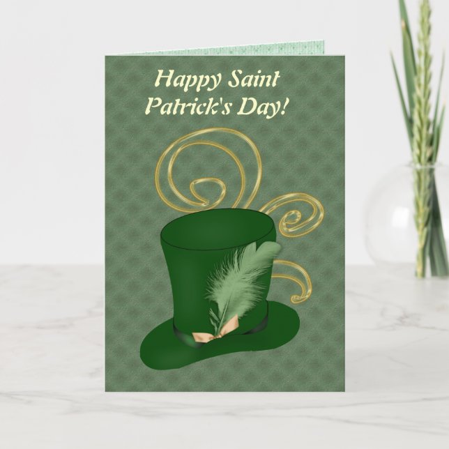 Happy St. Patricks Day Card Feiertagskarte (Vorderseite)
