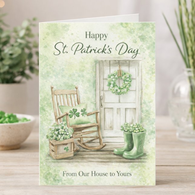 Happy St. Patrick's Day Card | From Our House Karte (Von Creator hochgeladen)