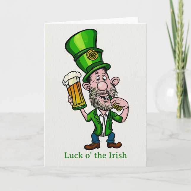 Happy St Patrick's Day Card Karte (Vorderseite)
