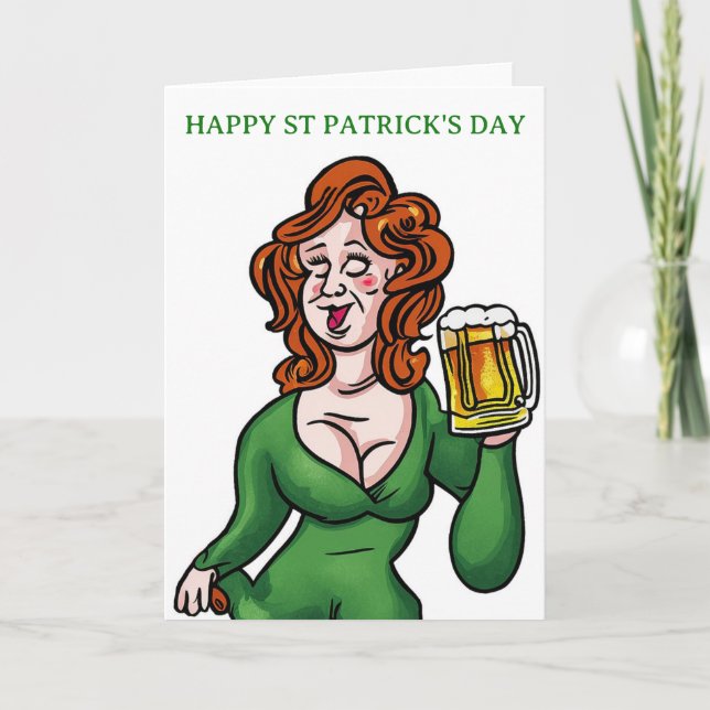 Happy St Patrick's Day Card Karte (Vorderseite)
