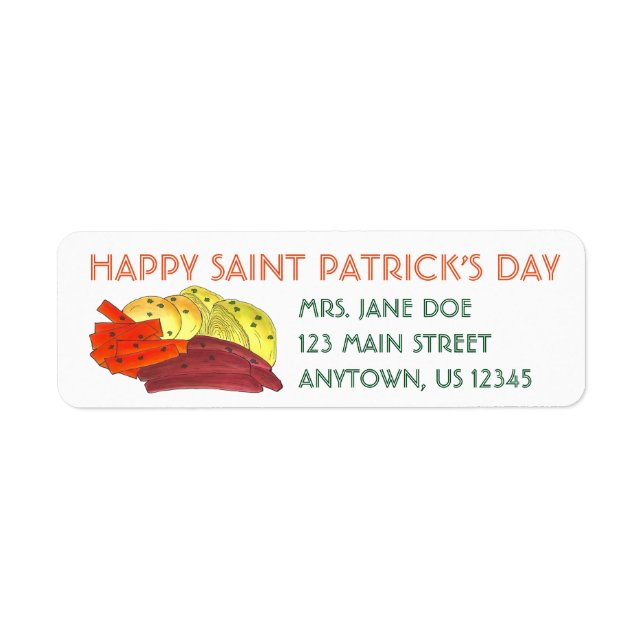 Happy St. Patrick's Day Corned Beef and Cabbage (Vorne)