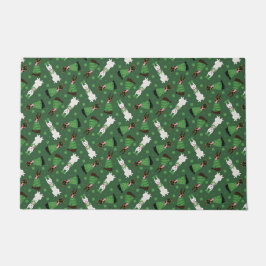 Happy St Patricks Day Dobermann Hunde Fußmatte