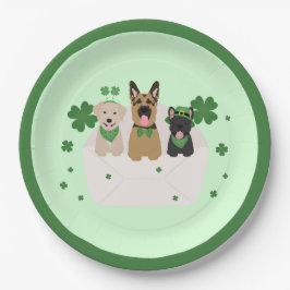 Happy St Patricks Day Dog Mail Pappteller