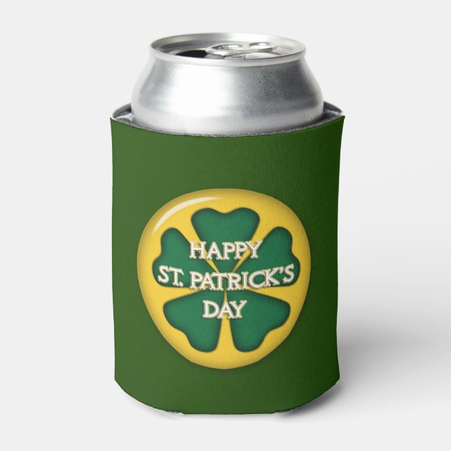 Happy St. Patrick's Day Dosenkühler (Kanne Vorderseite)