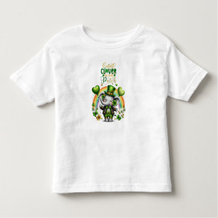 Happy St. Patrick's Day Elephant Kleinkind T-shirt