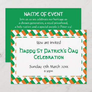 HAPPY ST PATRICK'S DAY Event Feier Einladung