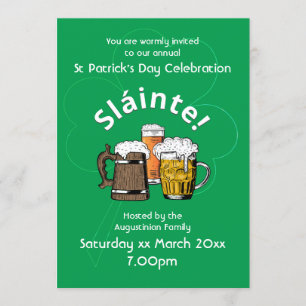 HAPPY ST PATRICK'S DAY Event Feier Einladung
