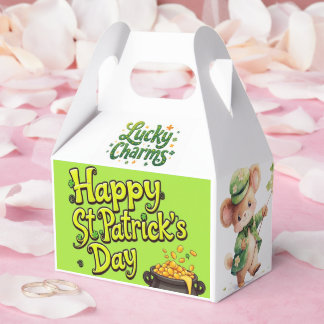 Happy St Patrick's Day Favor Box Geschenkschachtel