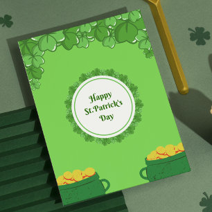 Happy St. Patrick's Day Feiertagspostkarte