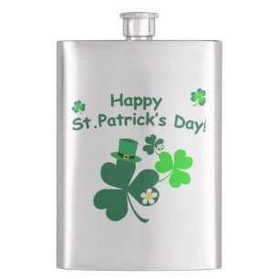Happy St. Patrick's Day Flachmann