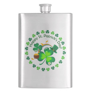 Happy St. Patrick's Day Flachmann