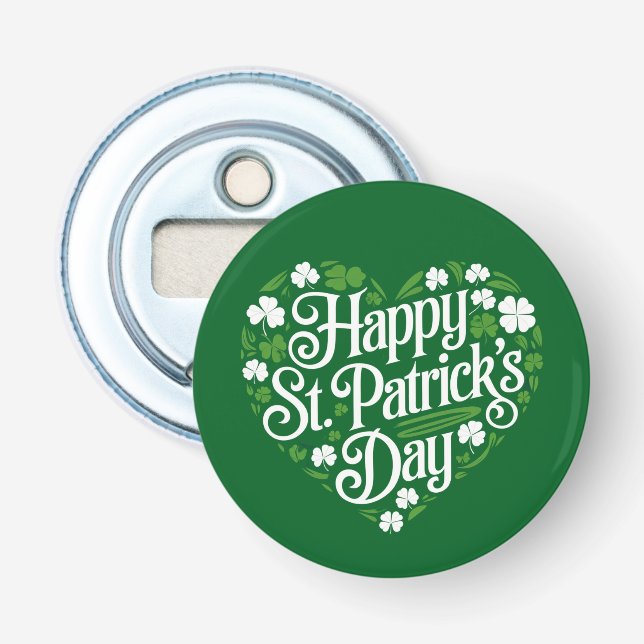 Happy St Patrick's Day Flaschenöffner (Vorderseite)