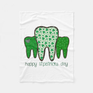 Happy St Patricks Day Fleecedecke