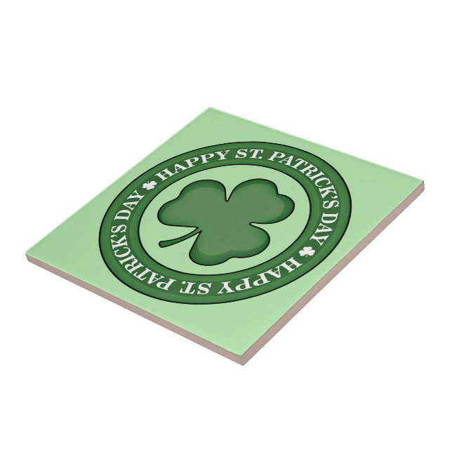 Happy St. Patricks Day Fliese (Seite)
