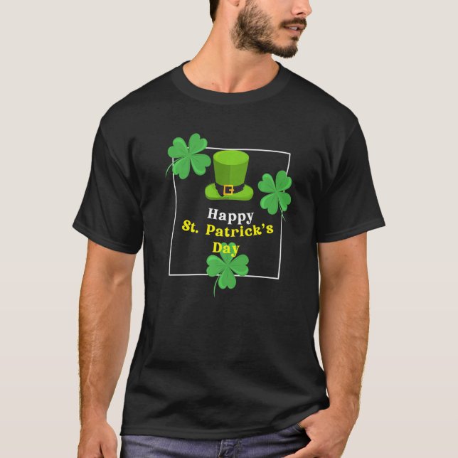 Happy St Patricks Day Funny Ließ The Shenanigans B T-Shirt (Vorderseite)