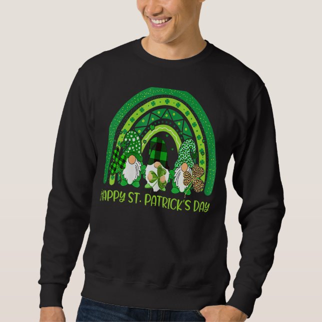 Happy St Patrick's Day Funny Saint Patrick Irish G Sweatshirt (Vorderseite)
