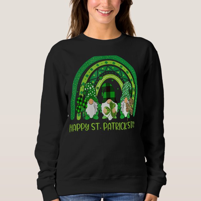 Happy St Patrick's Day Funny Saint Patrick Irish G Sweatshirt (Vorderseite)