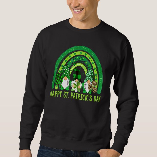 Happy St Patrick's Day Funny Saint Patrick Irish G Sweatshirt (Vorderseite)