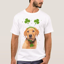 Happy St Patricks Day für jeden Hund im Headband T-Shirt