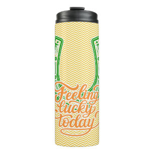 Happy St Patrick's Day - Gefühl Lucky Heute Thermosbecher