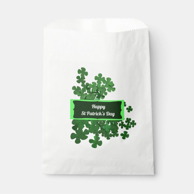 Happy St Patrick's Day Geschenktütchen (Vorderseite)